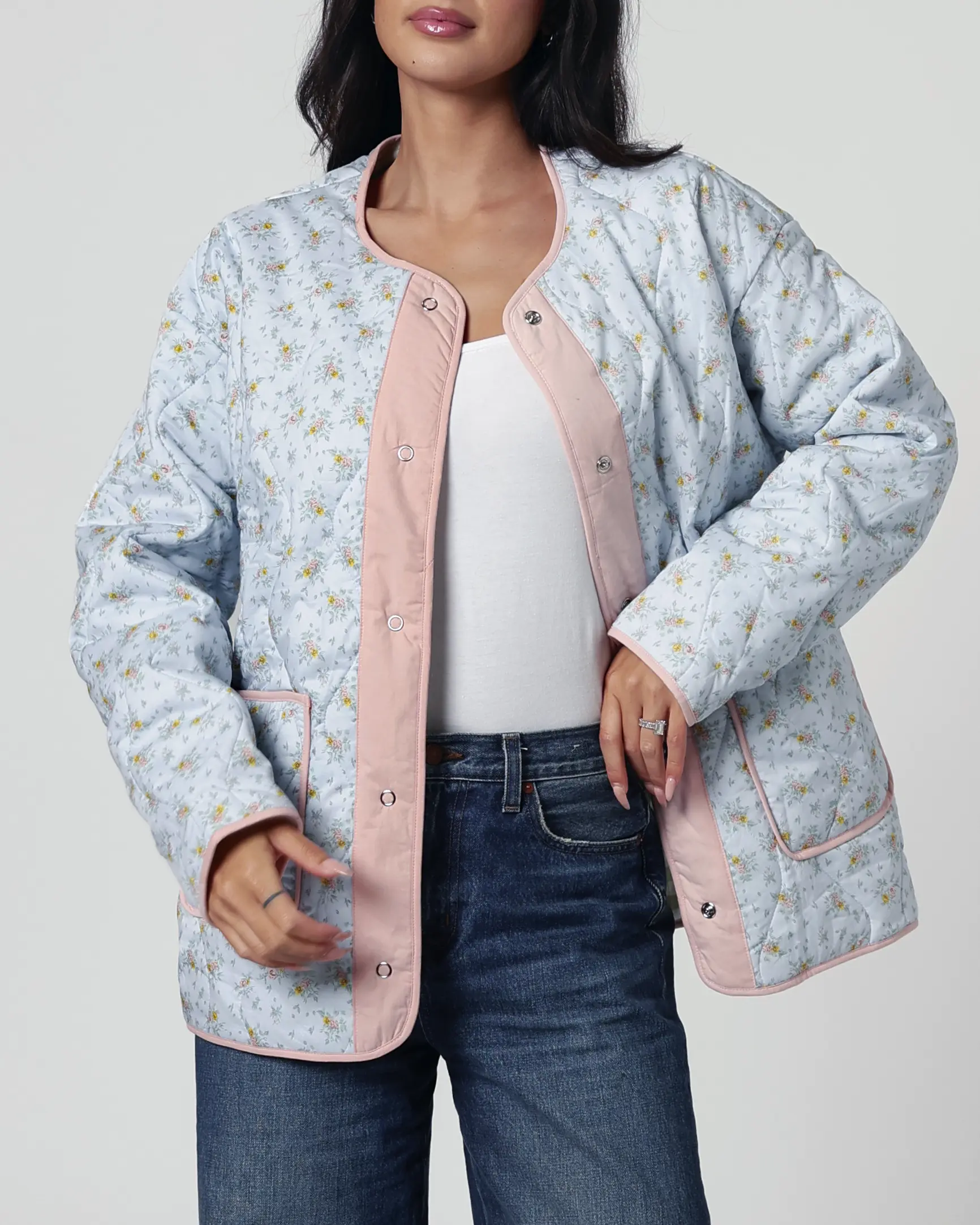 Carolina Quilted Floral Jacket