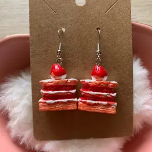 Funky Strawberry Shortcake Earrings