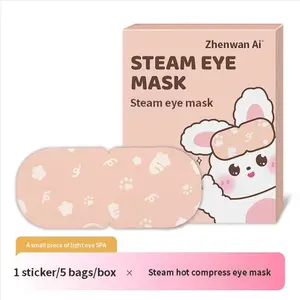 Relaxing Eye Mask for Fatigue Relief, Self-Heating Steam Eye Mask, Acupoint Therapy Eye Patch, Sleep Eye Mask with Light Blocking