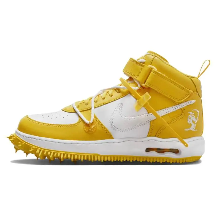 Off-White x Air Force 1 Mid SP Leather 'Varsity Maize'