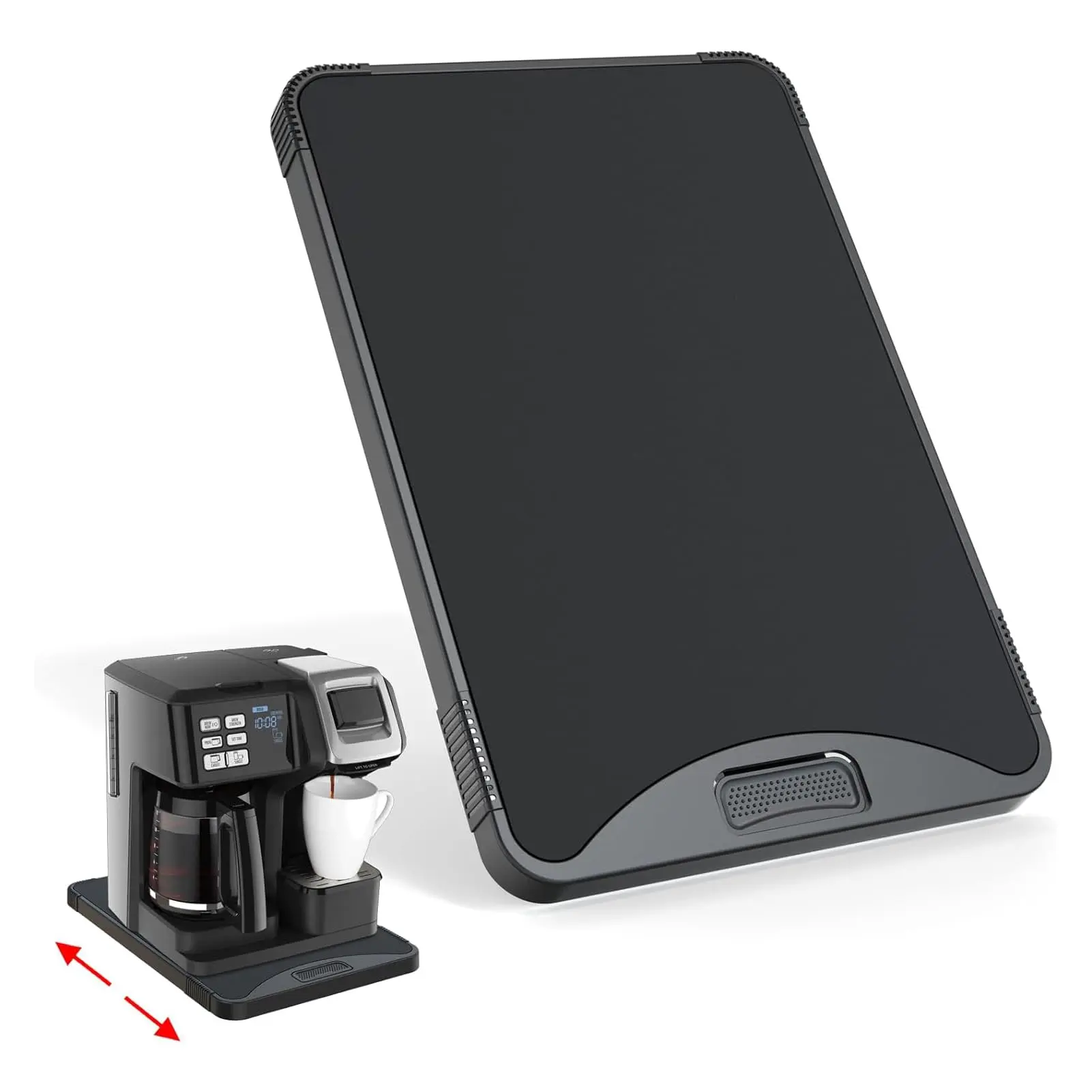Appliance Rolling Tray  Coffee Maker Slider Pull Out Sliding Suitable For Machines Air Fryers And Other Appliances (10.3'' W * 15.3''d)