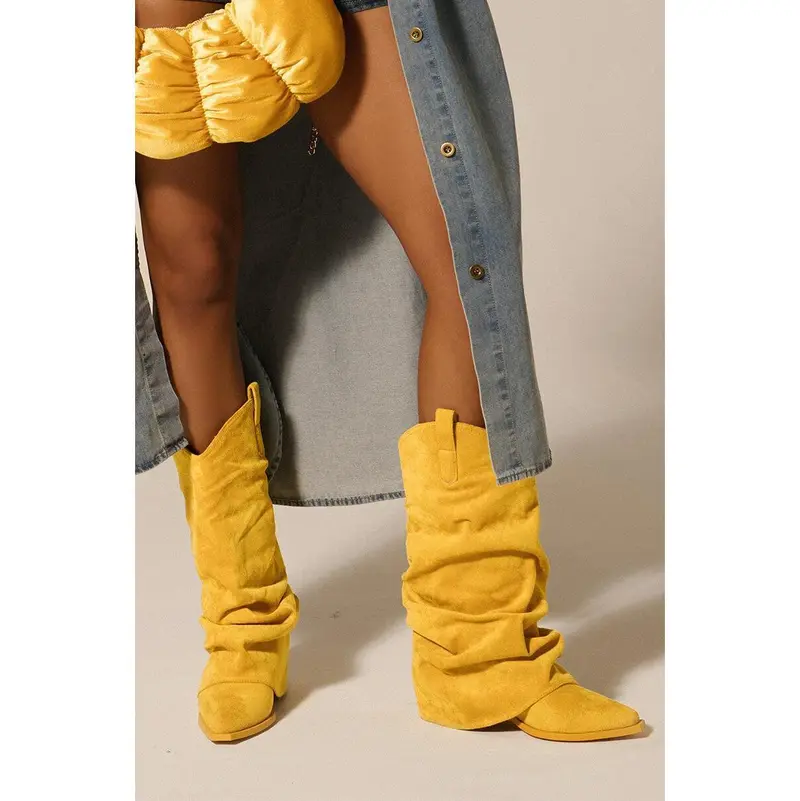 yello boots - TikTok Shop