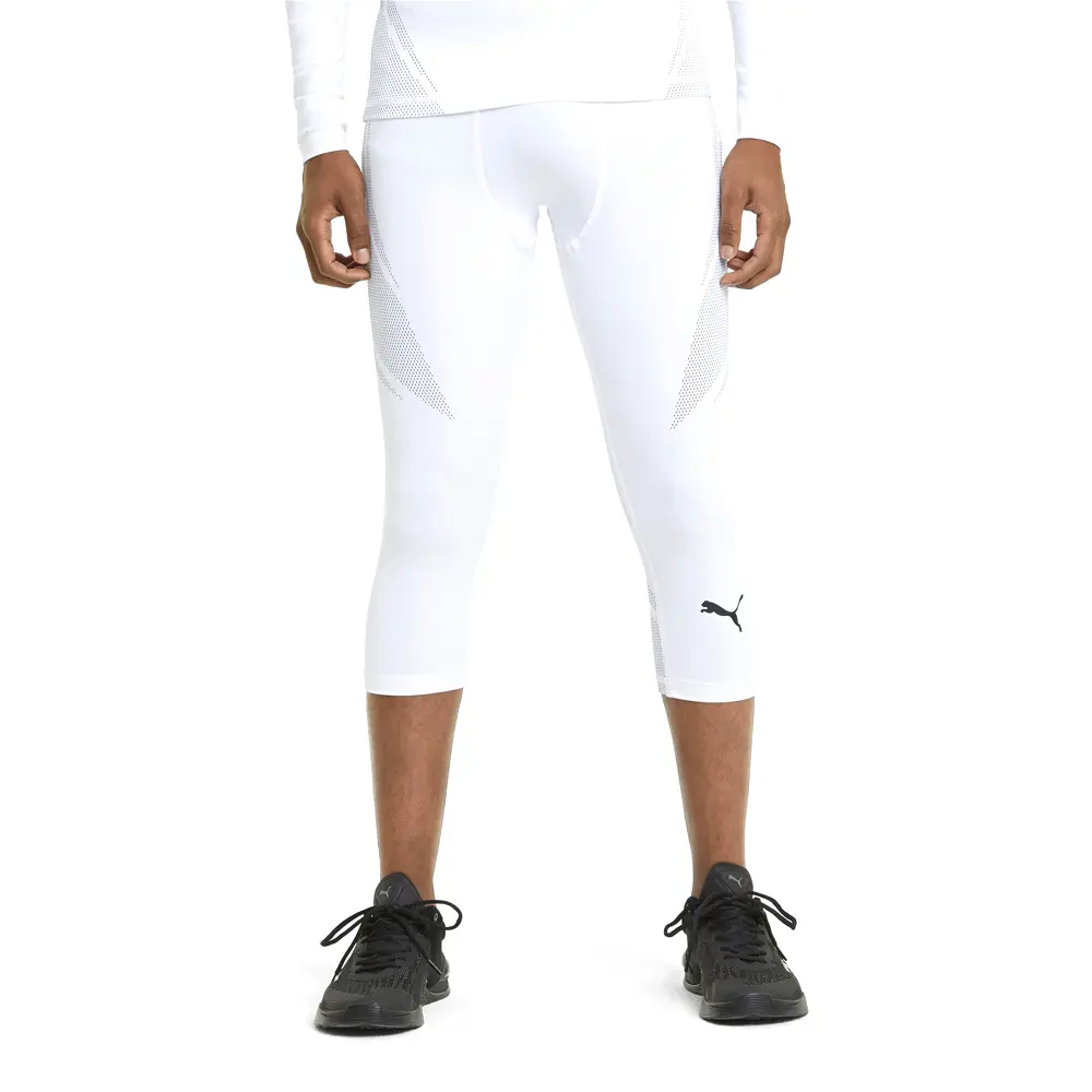 PUMA Mens Exo-Adapt 34 Athletic Leggings Training Casual Breathable - White