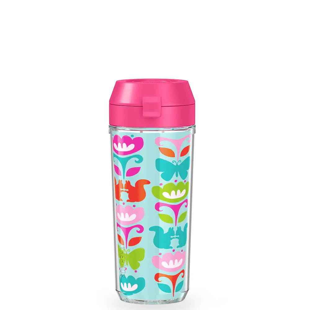 18oz Double Wall Water Bottle Squirrel Rows 18oz Double Wall Water Bottle Squirrel Rows