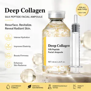 Silk Peptide Collagen Serum with Triple Peptide Complex – Hydrating Anti-Aging Face Serum for Fine Lines, Dry Skin & Uneven Texture – Firming Appearance, Elasticity Support & Plumping Glow – Lightweight Fast-Absorbing Daily Serum for All Skin Types