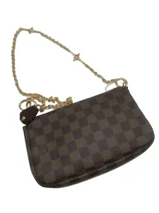 Pre-owned Louis Vuitton Vintage Damier Ebene Zipped Pochette/kh04823094/3094