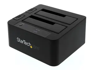 StarTech.com USB 3.0 / eSATA Dual Hard Drive Docking Station with UASP for 2.5/3.5in SATA SSD / HDD – SATA 6 Gbps USB 3.0 Dual Drive Dock