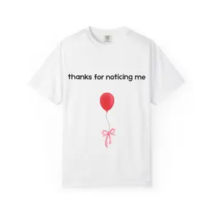 Thanks For Noticing Me Eeyore Inspired Red Balloon | Minimal Graphics Bow