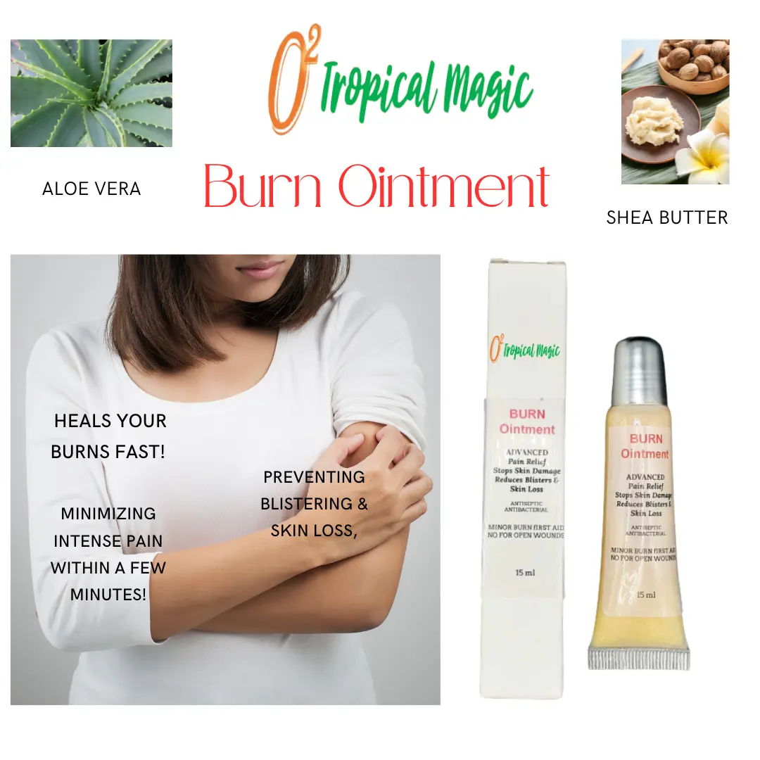O2 Tropical Magic Burn Ointment Aromatherapy