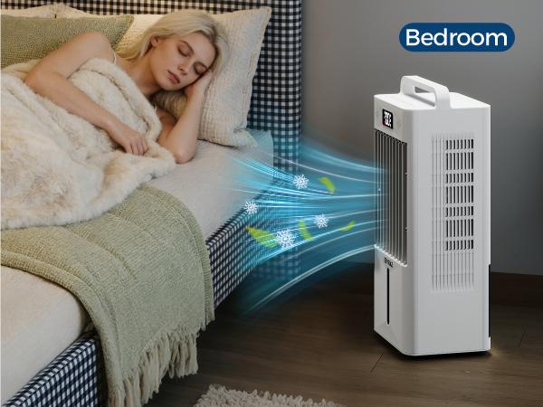 2026 Portable Air Conditioners With Remote ,3-in-1 Portable Air Cooler Fans, Swamp Cooler, Evaporative Air Cooler ,LED Screen, Air Coolong Fan for Outdoor Indoor,Air Circulation Cooling Fan with Dual Water Tanks