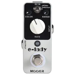 MOOER E-Lady Guitar Effect Pedal, Classic Analog Flanger, Filter, Oscillator, Guitar Pedal with True Bypass