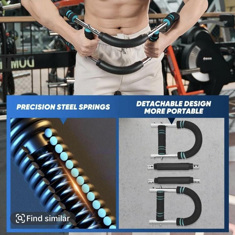 Adjustable Spring Twis60100lbs Adjustable Twister Arm Exerciser Portable Home Fitness Kit Unisex Forearm Triceps Strength Training Equipmentter Arm Exerciser 60100lbs Portable Home Fitness Equipment Unisex Forearm Triceps Chest Training Essential