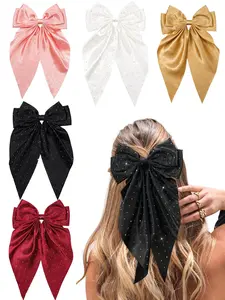 Women's Elegant Bowknot Design Hair Clips, Cute Trendy Hair Clips, Fashionable Hair Accessories for Women & Girls, Super Cute Clips