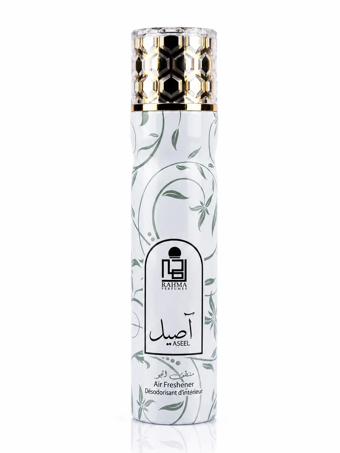 Rahma Perfumes | Aseel | Unisex Fragrance | 300ML | | Air Freshener | Eau De Parfum | ARomatic Rosewood- Golden Amber, White Musk
