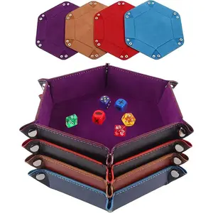 Dice Tray, 1 Count Durable Dice Storage Box, Dice Holder, Dice Storage Tray, Game Accessories for Home & Party, Home Organizer