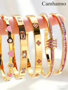 High-End Gift Box Set, Stainless Steel 18k Gold Plated Exquisite Bracelet, Perfect for Birthdays, Holidays, Anniversaries, Daily Surprises, Jewelry Bracelet