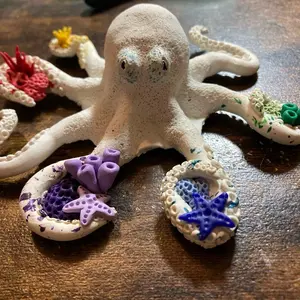 Clay octopus
