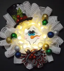 Snowman Wreath Christmas