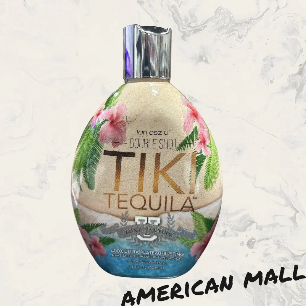 Tiki Tequila 400X Double Shot Ultra Plateau-Busting Agave Tattoo Enhancing Superbronzer 13.5oz Makeup Smooth