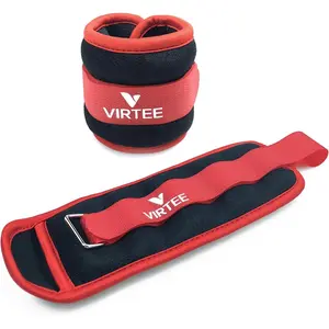 Ankle/Wrist Weights for Women, Men, Kids - Arm Leg Weights Set with Adjustable Strap - Running, Jogging, Gymnastic, Physical Therapy, Fitness - Choice of 1 lb 2 lbs 3 lbs 4 lbs 6 lbs 8 lbs 10 lbs