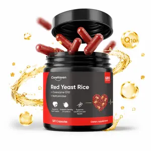 CareHaven Red Yeast Rice with Nattokinase & CoQ10 - 120 Capsules for Cholesterol & Heart Health Support - Citrinin-Free Supplement Healthy Ingredients Fitness Dietary DealsforYouDays