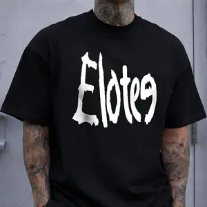 Elote9' Gothic Funny Print T-shirt Mexican Elote Festival Humor Style Casual Top