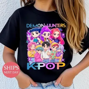 Kid Girls, Boys Size Kpop T-Shirt, Kpop Print Shirt, Gift for Youth tee Back To School kid shirt, toddler, 100% Cotton