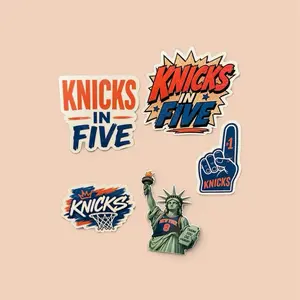 NY Knicks Pride Decorative Magnets for Refrigerators, Lockers, and Metal Surfaces