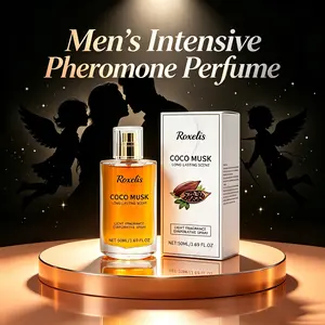 Men's Pheromone Perfume, Premium Pheromone Infused Formula, Long Lasting Cocoa Musk Scent, Exclusively Designed to Make Her Irresistibly Attracted to You, Share a Crazy and Wonderful Night Together, Perfect Valentine's Day Gift for Him，50ml