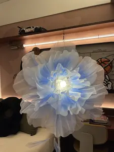 【Dancing Petals】32inches girl and lady Silk Satin Floor Floral Fabric Art for Serene Bedroom Decor christmas gifts 7 different colors