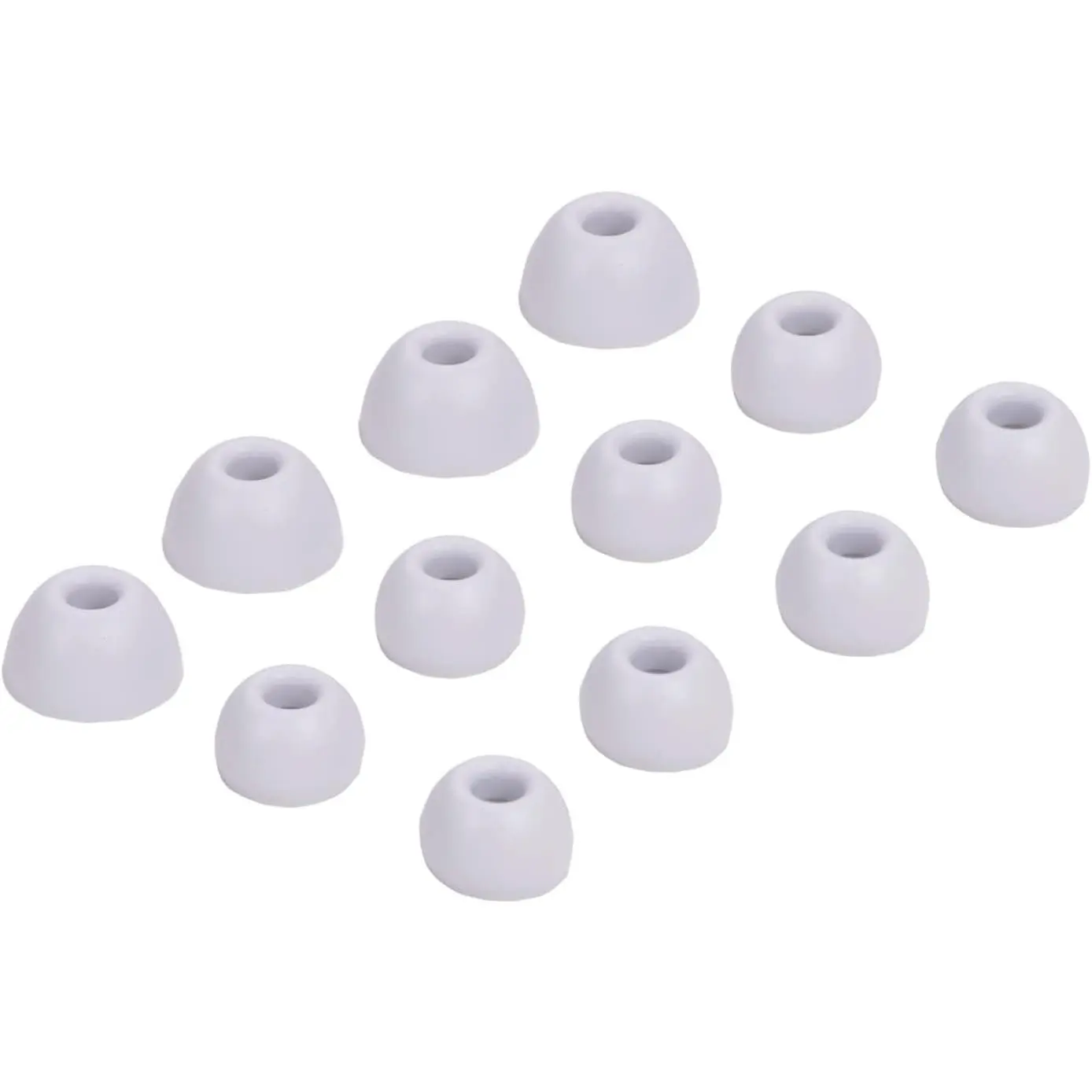 SQ-HPS026 Replacement Silicone Tips Earbuds Buds Eartips Set for Beats Studio Buds Earphone Headphones,6 Pairs (White)