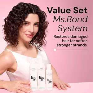 L'ANGE HAIR - L’ange Ms. Bond System Damaged Hair Repair Bundle - Shampoo, Conditioner, Serum