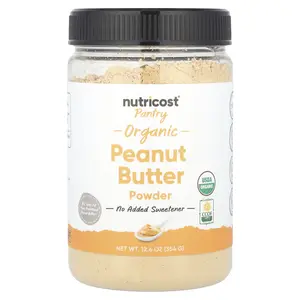Nutricost Pantry, Organic Peanut Butter Powder, 12.6 oz (354 g)