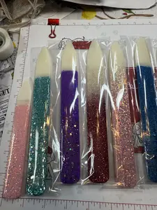 Bedazzled Bone Folder for Papercrafting - 8-inch Glittered Ombre Design for Stylish Crafting Projects