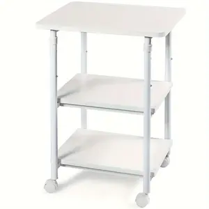 New Costway 3 tier Rolling Adjustable Printer Cart Machine Stand 3D printing equipment