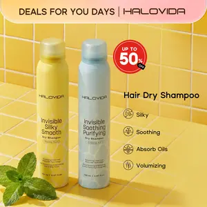 Halovida Instant Fresh Volume Boost Hair Dry Shampoo 5.07 FL.OZ. Refresh Hair and Absorb Oil Between Washes, Purifies scalp,Gentle,Balances oil,Long- lasting fresh volume,Locks in moisture,Boosts shine,DealsForYouDays, summerwins,