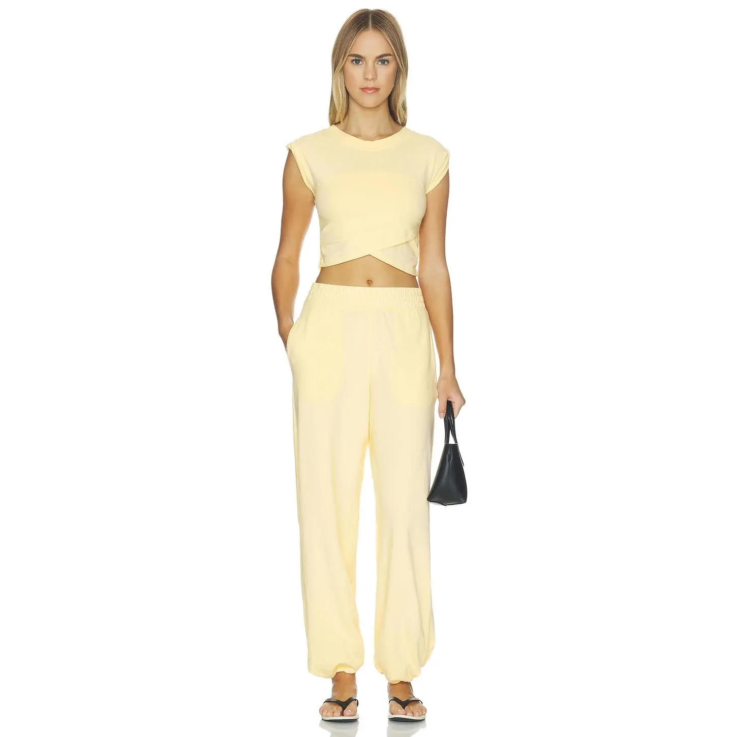 Free People x FP Movement Hot Shot Crossover Set in Sunlit