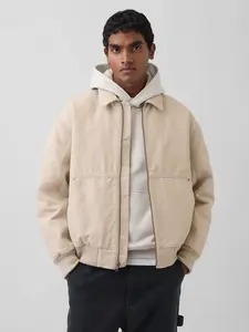 Gap Men's Canvas Bomber Jacket