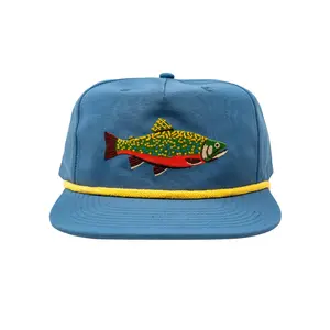 Native Trout Hat Collection - 18 Styles of Comfortable One-Size-Fits-All Hats with Hand-Embroidered Trout Designs & Adjustable Fit