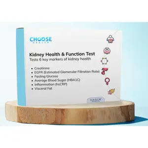 Choose Health 6-in-1 Kidney Test Kit for At-Home Use with 6 Key Function Markers