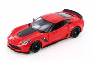 2017 Chevrolet Corvette Z06 Red (NEX) Diecast 1:24 Model - Welly 24085RD