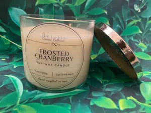 Frosted Cranberry Candle