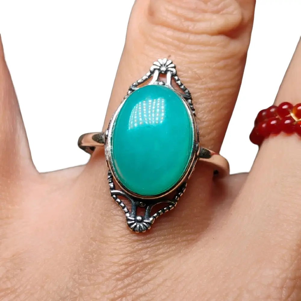 Tray 2 Adjustable Size Silver 925 Rings dainty ring