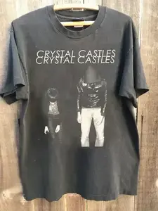 Crystal Castles Band Gift For Fan Black Color T Shirt