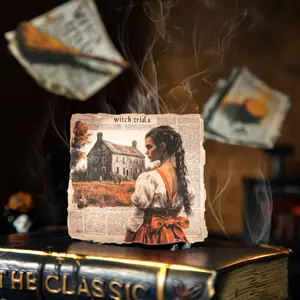 80 piece vintage sticker pack with newspaper, witch magical items patterns, vintage dark style, white kraft paper material, self adhesive, DIY journal decoration, scrapbook notebook sticker pack