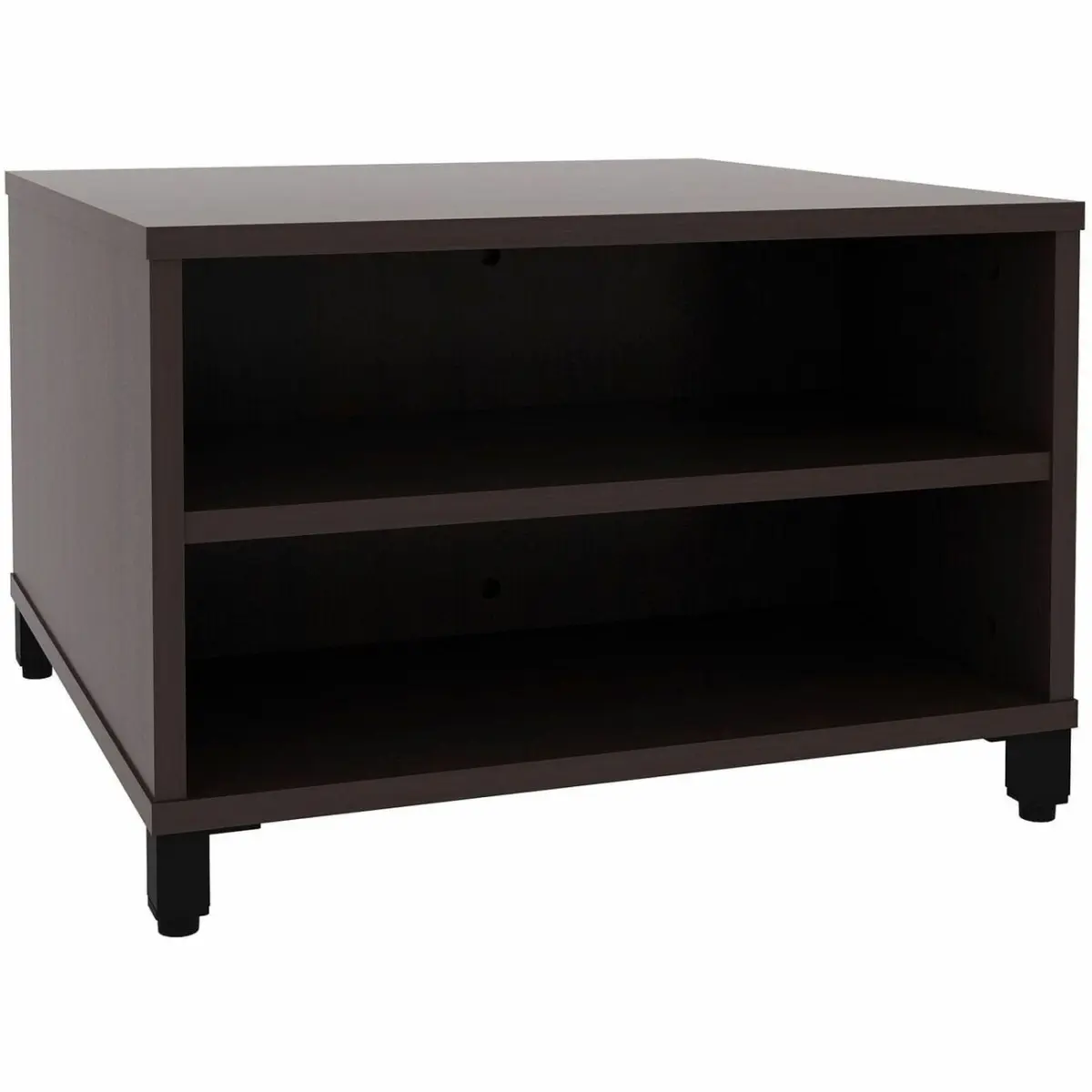 Lorell LLR69204 24 in. Modular Storage Reception Table - Espresso, Commercial Office Furniture, Modular Tables