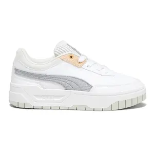 PUMA Womens Cali Dream Cc Logo Lace Up Sneakers Shoes Casual - White