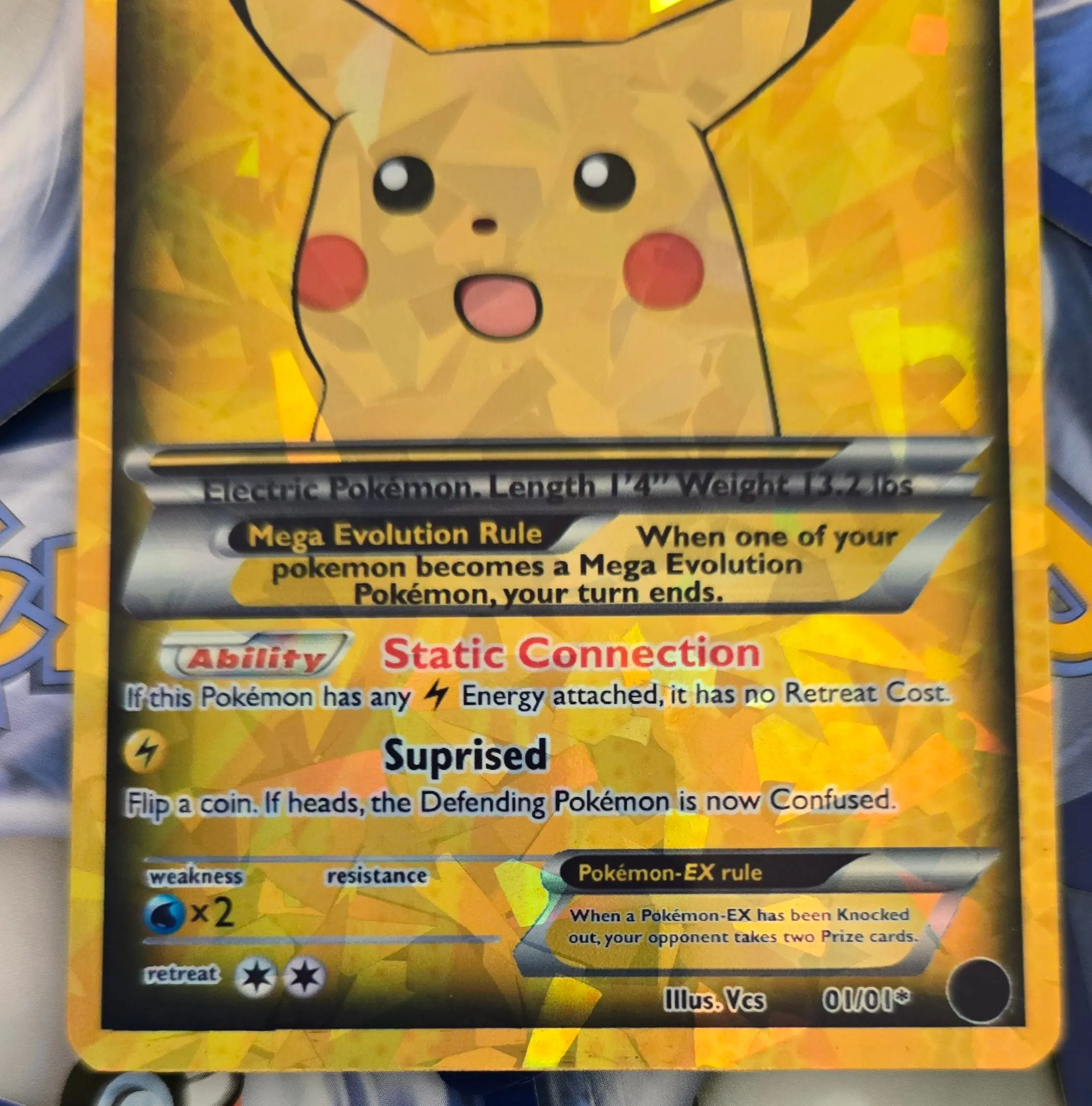 Surprised Pikachu Pokemon Card - TikTok Shop
