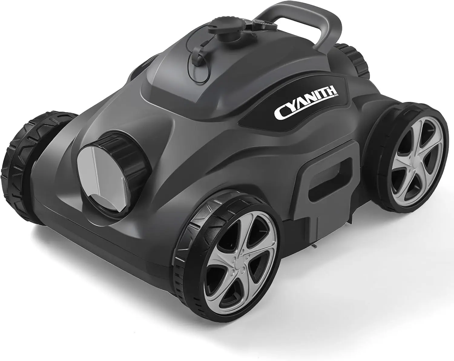 Cordless Robotic Pool Cleaner MF-PC01, 110-Min Runtime, IPX8, Self-Parking, for Flat-Bottom Pools