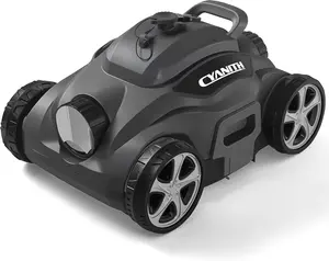 Cordless Robotic Pool Cleaner MF-PC01, 110-Min Runtime, IPX8, Self-Parking, for Flat-Bottom Pools